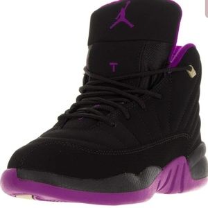 purple jordans womens